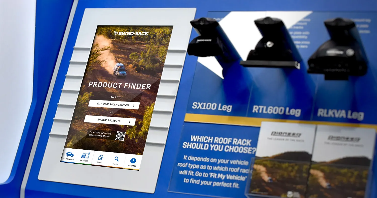 <p>Creating an easier in-store <strong>search experience</strong> for Rhino Rack customers.</p>