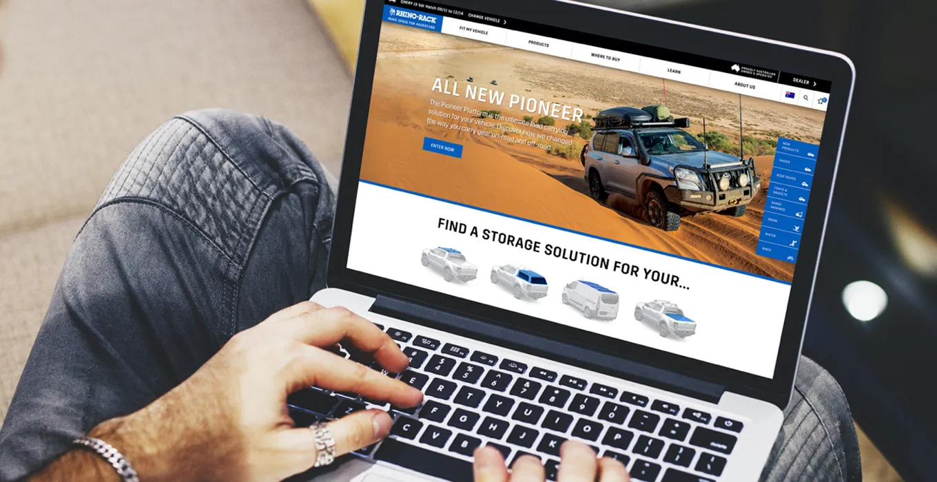 <p>Redesigning the Rhino-Rack website with a focus on the customer <strong>shopping experience</strong>.</p>