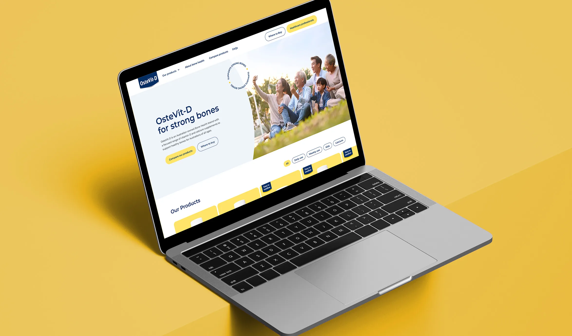 <p>Rebuilding and <strong>revitalising</strong> OsteVit-D&rsquo;s brand and digital presence.</p>