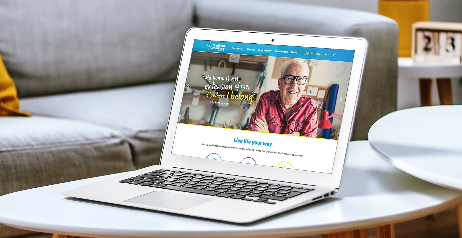 <p class="MsoNormal">Revitalising a trusted aged care brand, <strong>helping improve</strong> the lives of everyday Australians.</p>